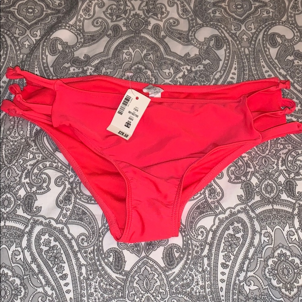 Hot pink bikini bottoms
